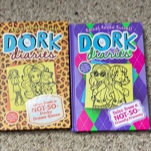 Dork Diaries Book Set - Orange and Purple Covers